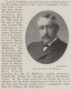 Der verstorbene Mr. I. D. Walker von English Photographer