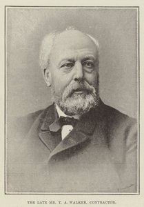 Der verstorbene Mr. T. A. Walker, Bauunternehmer von English Photographer