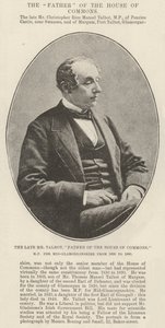 Der verstorbene Mr Talbot, Vater des Unterhauses, Abgeordneter für Mid-Glamorganshire von 1830 bis 1890 von English Photographer