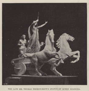 Die Statue der Königin Boadicea des verstorbenen Mr. Thomas Thornycroft
