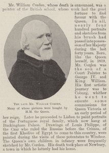 Der verstorbene Mr William Corden, dessen Bilder von Ihrer Majestät der Königin gekauft wurden von English Photographer