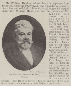 Der verstorbene Herr William Hughes, Maler von English Photographer
