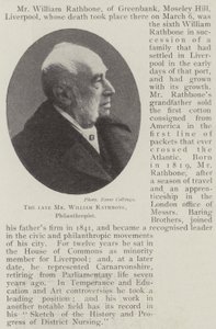 Der verstorbene Mr William Rathbone, Philanthrop von English Photographer