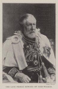 Der verstorbene Prinz Edward von Sachsen-Weimar von English Photographer