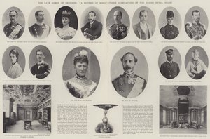 Die verstorbene Königin von Dänemark, eine Mutter von Königen, drei Generationen des dänischen Königshauses von English Photographer