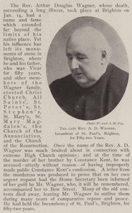 Der verstorbene Reverend A D Wagner, Pfarrer von St. Pauls, Brighton, für zweiundfünfzig Jahre von English Photographer
