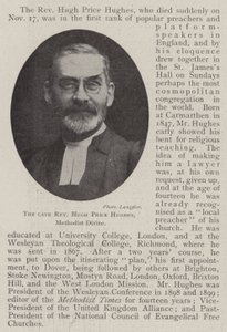 Der verstorbene Reverend Hugh Price Hughes, methodistischer Geistlicher von English Photographer