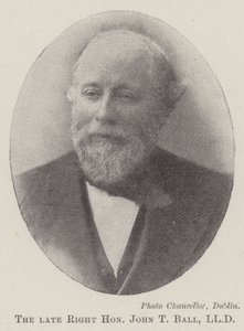 Der verstorbene Right Honourable John T. Ball, LLD von English Photographer