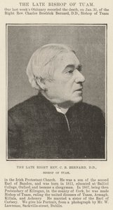 Der verstorbene Right Reverend C B Bernard, DD, Bischof von Tuam von English Photographer