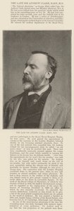 Der verstorbene Sir Andrew Clark, Baronet, MD von English Photographer