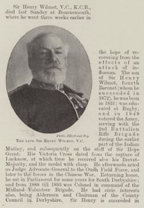 Der verstorbene Sir Henry Wilmot, VC von English Photographer