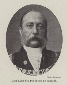 Der verstorbene Sir Polydore de Keyser von English Photographer