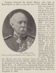 Der verstorbene Generalchirurg Sir J Mouat, VC von English Photographer