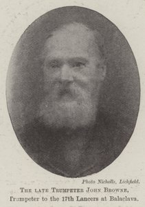 Der verstorbene Trompeter John Browne, Trompeter der 17th Lancers in Balaclava von English Photographer