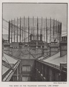 Die Drähte der Telefonzentrale, Lime Street von English Photographer