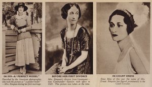 Die jüngere Mrs. Simpson, zukünftige Herzogin von Windsor