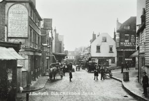 Three Tuns Old Kings Head, Surrey Street, Croydon: Gesamtansicht, 1885
