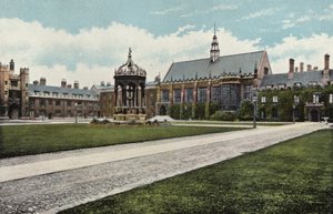 Trinity College, der Große Hof von English Photographer