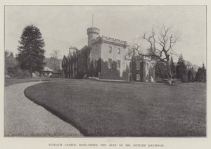 Tulloch Castle, Ross-Shire, der Sitz von Herrn Duncan Davidson von English Photographer
