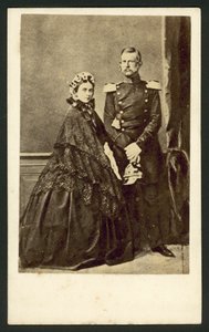 Victoria, Prinzessin Royal, und Prinz Friedrich von Preußen von English Photographer