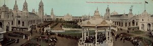 Blick vom Dekorativen Kunstpalast, Franco-Britische Ausstellung, London, 1908 von English Photographer