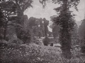 Blick von den Terrassengärten, Richmond, flussaufwärts von English Photographer