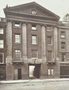 Ansicht des Middle Temple Gate House, London, 1885