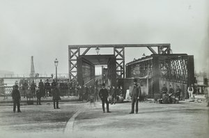 Ansicht der Woolwich Ferry, 1889 von English Photographer