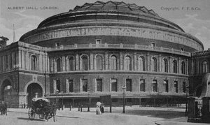 Ansicht der Albert Hall, ca. 1900