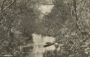 Blick auf den Fluss Cherwell, Oxford, Oxfordshire von English Photographer