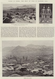 Ansichten in Korea, der Kriegsschauplatz in Ostasien von English Photographer