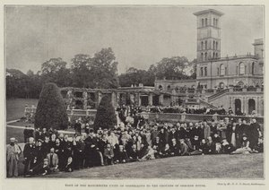 Besuch der Manchester Unity of Oddfellows auf dem Gelände des Osborne House von English Photographer