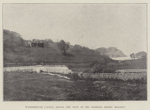 Watermouth Castle, Devon, der Sitz von Mr. Charles Henry Bassett