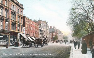 Wellington Terrace und Notting Hill Gate von English Photographer