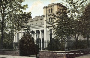 Wesleyanische Kapelle, Boston von English Photographer