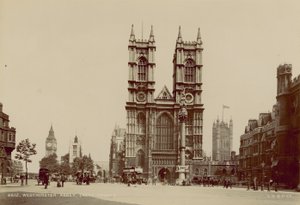 Westfassade der Westminster Abbey von English Photographer