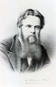 William Holman Hunt, Gravur nach einem Foto, ca. 1865