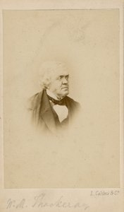 William Makepeace Thackeray von English Photographer