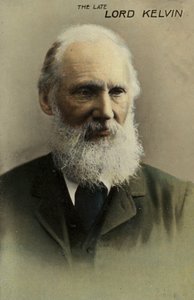 William Thomson, 1. Baron Kelvin (1824-1907), britischer Physiker und Ingenieur (koloriertes Foto) von English Photographer