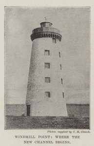 Windmill Point, wo der neue Kanal beginnt von English Photographer