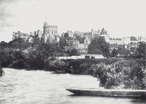 Schloss Windsor von der Themse von English Photographer