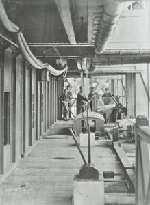 Woolwich Ferry: Nordpontons hydraulische Hebebühne, 1896