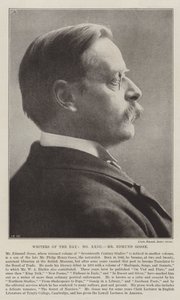 Schriftsteller des Tages, Mr. Edmund Gosse von English Photographer