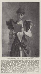 Schriftsteller des Tages, Mrs Meynell von English Photographer