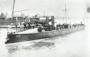 Yarrow and Company Schiffswerft, Isle of Dogs, Torpedoboot Nr. 80, London, 1887