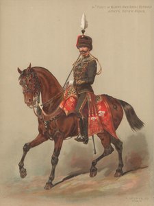10. Prince of Waless Own Royal Hussars, Offizier, Paradeuniform von English School