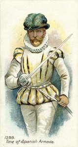 1588, Zeit der Spanischen Armada von English School