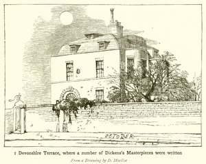 1 Devonshire Terrace, wo viele von Dickens