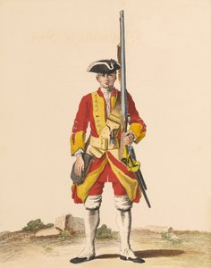 29. Regiment zu Fuß, ca. 1742 von English School