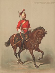 5. Princess Charlotte of Wales Dragoon Guards, Offizier, Paradeuniform von English School